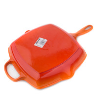 Чугунная сковорода-гриль с рифленым дном, 26 х 26 см, оранжевый, LE CREUSET, Франция_00797680051939992591.jpg