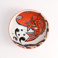 Салатник Snapper, 19 см, 1.2 л, фарфор, белый, красный, серия Seafood, TOKYO DESIGN, Нидерланды_00818400050189966549.jpg