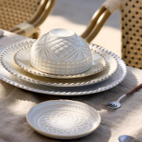 Тарелка закусочная Cream, 22 см, керамика, кремовый, серия Pearl, COSTA NOVA, Португалия_00818550057750809621.jpg