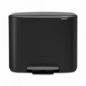 Контейнер для мусора с педалью, 36 л, нержавеющая сталь, черный, серия BO PEDAL BIN, BRABANTIA, Бельгия, BRABANTIA (Бельгия)