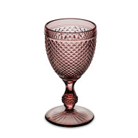 Бокал для белого вина, 280 мл, стекло, розовый, серия Bicos Pink, VISTA ALEGRE, Португалия