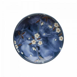 Тарелка закусочная Blue, 19.5 см, фарфор, синий, декор, серия Sakura, TOKYO DESIGN, Нидерланды, Тарелки синие