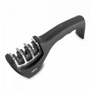 Точилка для ножей Colt механическая, 20,5 х 7,5 см, пластик, черный, GEFU, Германия, GEFU (Германия)