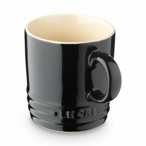 Кружка для капучино, 200 мл, керамика, черный, серия Black Onyx, LE CREUSET, Франция, Керамическая посуда Le Creuset 