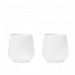 Набор из 2 стаканов, 80 мл, фарфор, белый, серия Nicola, VIVA Scandinavia, Дания, Наборы кружек для чая