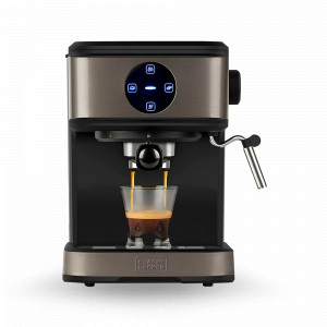 Кофеварка - эспрессо, 1,5 л, 27 х 20,5 х 29 см, нержавеющая сталь, пластик, черный, BLACK+DECKER, США, Кофеварки эспрессо