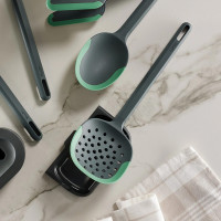 Шумовка , 28.5 см, силикон, зеленый, серия Essential, LEKUE, Испания_00817020064685343139.jpg