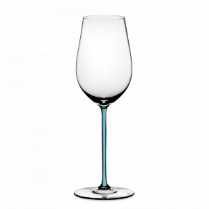 Бокал для белого вина RIESLING / ZINFANDEL LIGHT BLUE, ручная работа, 395 мл, 25 см, хрустальное стекло, серия Fatto A Mano, RIEDEL, Австрия, RIEDEL (Австрия)
