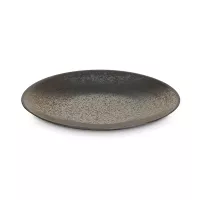 Тарелка обеденная Black, 28 см, каменная керамика, черный, серия Isamu, ROOMERS TABLEWARE, Нидерланды, 