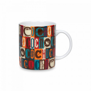 Кружка «Шоколадные квадраты», 490 мл, фарфор, декор, KOENITZ, Германия, Большие кружки