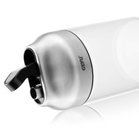 Диспенсер для сахара или молока Tip, 12 см, 180 мл, нержавеющая сталь, стекло, GEFU, Германия_00818750063370708029.jpg