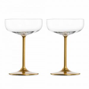 Набор бокалов для коктейлей и десертов, 2 шт., 250 мл, цвет ножки-золотой, серия Secco Flavoured, EISCH, Германия, EISCH (Германия)