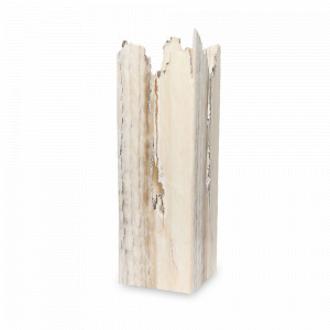 Подсвечник для интерьерьерной свечи Natural, 45 см, оникс, бежевый, ROOMERS FURNITURE, Нидерланды, Подсвечники и канделябры