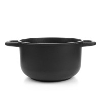 Кастрюля для индукционных плит с антипригарным покрытием, 20 см, 3.5 л, литой алюминий с алмазным порошком, черный, серия Diamant Plus, OLYMPIA, Италия_00820690063094292488.jpg