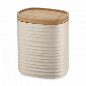 Банка для хранения с крышкой, 1 л, пластик, бежевый, серия Tierra, GUZZINI, Италия, Tierra GUZZINI