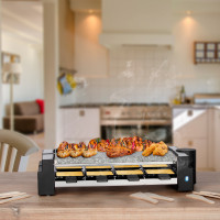 Гриль - раклетница, 53 х 25 х 15 см, нержавеющая сталь, черный, CLATRONIC, Германия_00812390046582972776.jpg