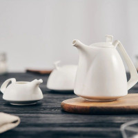 Сахарница Savanna, 350 мл, фарфор, белый, WALMER, Великобритания_00812230039097335603.jpg