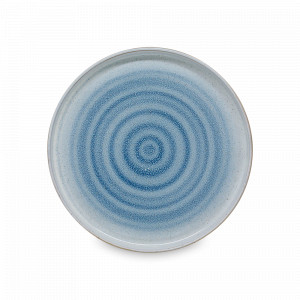 Тарелка закусочная, 21 см, керамика, голубой, серия Azurro, HOME &amp; STYLE, Китай, Тарелки десертные