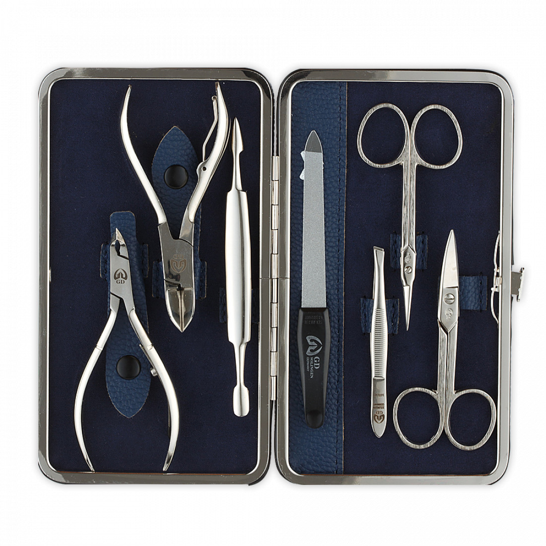 Набор маникюрный в футляре, 7 предметов, GD, Германия