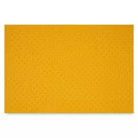 Салфетка подстановочная двухсторонняя, 43 х 30 см, полиуретан, желтый, серия Viennese, GUZZINI, Италия, 