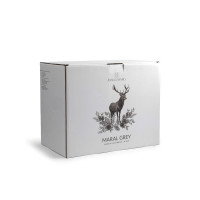 Сервиз обеденный на 6 персон «Олень и шишки», 18 предметов, керамика, белый, декор, серия Maral, ANNA LAFARG, Китай_00820930061237224564.jpg