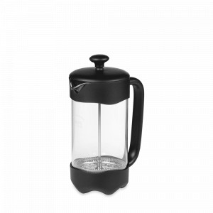 Френч - пресс New Stafford, 350 мл, боросиликатное стекло, пластик, нержавеющая сталь 18/10, черный, VITAX, Великобритания, Чайник заварочный стеклянный с прессом
