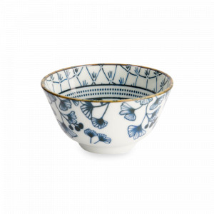 Салатник порционный Ivy, 12 см, 300 мл, фарфор, белый, синий, серия Flora Japonica, TOKYO DESIGN, Нидерланды, Салатники порционные