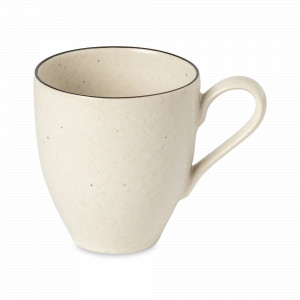 Кружка Natural-Black, 410 мл, керамика, кремовый, черный, серия Augusta, COSTA NOVA, Португалия, Большие кружки