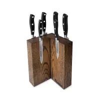 Набор из 6-ти кухонных ножей на подставке из дуба, серия Riviera, ARCOS, Испания, 