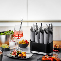 Подставка для кухонных приборов Smartline, 22 х 10,2 см, пластик, нержавеющая сталь, GEFU, Германия_00803960036999417031.jpg