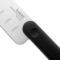 Нож кухонный Сантоку, 18 см, черная ручка, серия Chopping boards and Knives, TREBONN, Италия_00816280051254638711.jpg