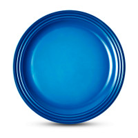 Тарелка , 22 см, керамика, синий, серия Marseille, LE CREUSET, Франция