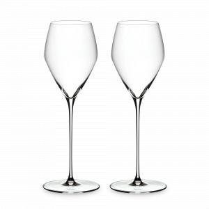 Набор из 2-х бокалов для шампанского CHAMPAGNE GLASS, 327 мл, 24.7 см, хрусталь, серия Veloce, RIEDEL, Австрия, Свадебные бокалы