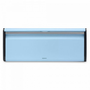 Хлебница , 25 х 46,5 х 18,7 см,  нержавеющая сталь, голубой, серия Fall Front, BRABANTIA, Бельгия, Хлебницы пластмассовые