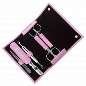 Набор маникюрный в кожаном футляре, лиловый, 5 предметов, серия Beauty Classic, ZWILLING J.A. HENCKELS, Германия, ZWILLING (Германия)