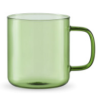 Кружка, 350 мл, боросиликатное стекло, зеленый, SMART SOLUTIONS, Россия