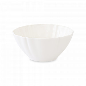 Салатник порционный, 750 мл, 16 см, фарфор, белый, серия Perle, EASY LIFE (R2S), Италия, Салатники фарфоровые белые