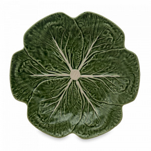 Блюдо круглое «Капуста», 30,5 см, керамика, зеленый, серия Капуста, Bordallo Pinheiro, Португалия, BORDALLO PINHEIRO (Португалия)