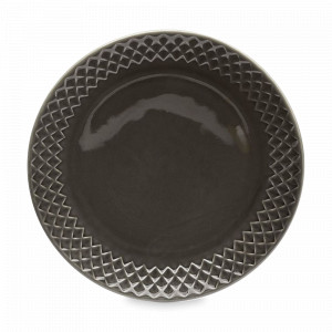 Тарелка десертная, диаметр: 20 см, материал: керамика, цвет: серый, серия Coffee More, SAGAFORM, Швеция, SAGAFORM (Швеция)