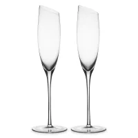 Набор из 2-х бокалов для шампанского, 190 мл, 27.5 см, стекло, серия Geir, LIBERTY JONES, Россия, 