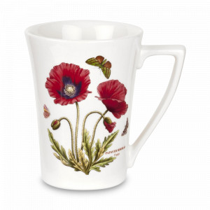 Кружка «Мак», 280 мл, фаянс, белый, декор, серия Botanic Garden, PORTMEIRION, Великобритания, PORTMEIRION (Великобритания)