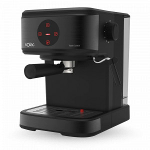 Кофеварка Espresso Taste Control, 20,5 х 27,5 х 29 см, нержавеющая сталь, пластик, черный, SOLAC, Испания, Кофеварки эспрессо