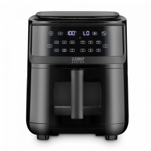 Аэрофритюрница с программой приготовления на пару 3 в 1, 7 л, пластик, черный, CASO, Германия, Аэрофритюрницы CASO