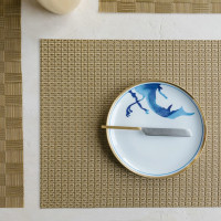 Салфетка подстановочная, винил, размер 36х48 см, Gold, серия Trellis, CHILEWICH, США_00802740066784236392.jpg