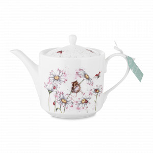 Чайник заварочный «Мышка», 1.1 л, костяной фарфор, белый, декор, серия Wrendale Designs, ROYAL WORCESTER, Великобритания, ROYAL WORCESTER (Великобритания)