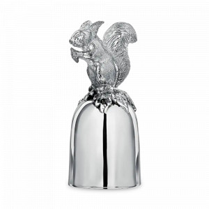 Рюмка «Белка», 20 мл, латунь, серия Охотничий домик, Кольчугинский Мельхиор, Россия, Рюмки на ножке