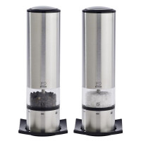 Набор электрических мельниц для соли и перца на подставке, серия Elis, PEUGEOT, Франция_00776260057679042895.jpg