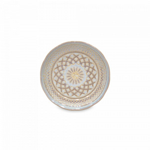 Тарелка десертная, 15.4 см, керамика, голубой, серия Cristal, COSTA NOVA, Португалия, Тарелки синие