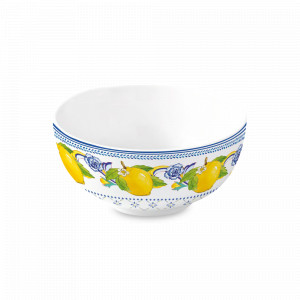 Салатник , 12 см, фарфор, белый, декор, серия Positano, EASY LIFE (R2S), Италия, Салатники белые