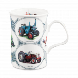 Кружка «Ретро машины Грузовой транспорт», 320 мл, костяной фарфор, декор, серия Ланкастер, ROY KIRKHAM, Великобритания, ROY KIRKHAM (Великобритания)